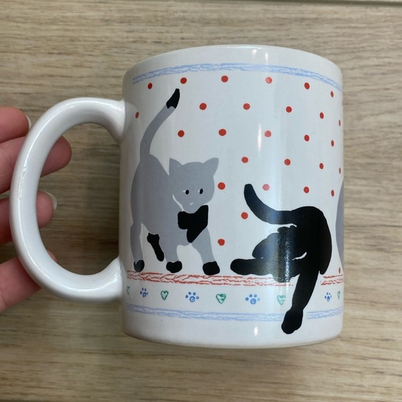 vintage‎ Cat Mug - Picture 1 of 6